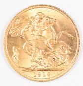 1912 George V gold full sovereign