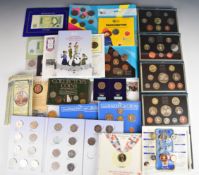 Royal Mint coin sets comprising 1983 x 2, 1988 and another part 1988, 1994, 1995, 1996 and 1997,