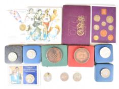 Modern British coinage and medallions to include 1952-77 Silver Jubilee hallmarked silver medallion,
