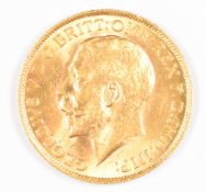 1915 George V gold full sovereign