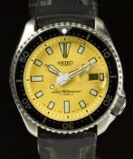 Seiko automatic diver’s wristwatch ref. 7002-7001 with date aperture, luminous hands and hour