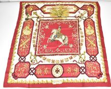 Hermès silk scarf 'Ludovicus Magnus', approximately 90 x 90cm