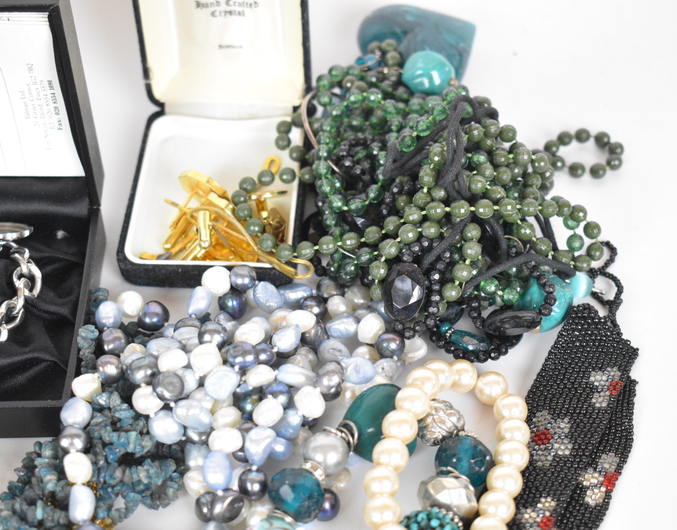 A collection of jewellery including silver ring, Kigu brooch, Swatch and other watches, vintage - Image 4 of 10