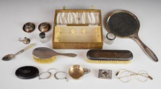 Hallmarked silver, American silver and hallmarked silver mounted items to include Lunt American