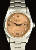 Rolex Oyster Perpetual Air-King Precision gentleman's wristwatch ref. 14000 with luminous steel