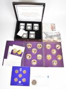 Royal Mint and other modern coins comprising 2020 Datestamp specimen year set, 2017 Diamond