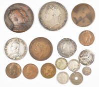 British and Irish coinage to include Charles I Irish Ormonde sixpence, 1576 Elizabeth I sixpence,