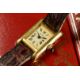 Cartier Tank 18ct gold ladies wristwatch ref. 828001 with blued hands, black Roman numerals, - Image 1 of 14