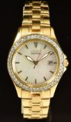 Citizen Eco-Drive ladies wristwatch ref. ED11-S081581 with date aperture, luminous hands, mother