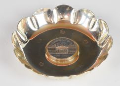 Irish 1916-1966 Easter Uprising commemorative feature hallmarked silver pin dish with medallion