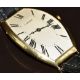 Cartier Tonneau 18ct gold gentleman's wristwatch with blued Breguet hands, silver dial, sapphire set - Image 5 of 14
