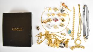 A collection of Joan Rivers jewellery including seventeen brooches, seven necklaces, earrings, two