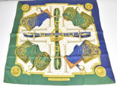 Hermès scarf 'Selles A Housse', 85 x 85cm