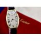 Cartier Tonneau 18ct gold gentleman's wristwatch with blued Breguet hands, silver dial, sapphire set - Image 3 of 14