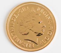 2015 Elizabeth II gold full sovereign, in presentation box
