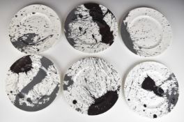 A set of six Will Alsop limited edition 11/100 plates, designed for the Royal Academy of Arts,