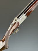 Miroku MK-70 Grade 5 20 bore over and under ejector shotgun with engraved scenes of birds to the