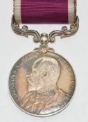 Edward VII Long Service & Good Conduct Medal named to 2509 Pte G Cooper, Wiltshire Regiment