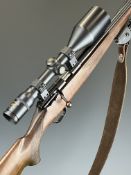 CZ 99 Precision .22 bolt-action rifle with chequered semi-pistol grip and forend, multi-shot