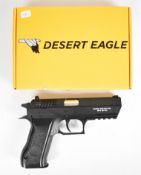 Magnum Research Baby Desert Eagle Black .177 CO2 air pistol with monogrammed and textured grips,