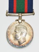 Royal Navy Volunteer Reserve Long Service & Good Conduct Medal named to 1492 D B Moffatt A.B, RNVR