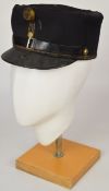 Austrian shako cap or hat, with gilt braid roundel to front