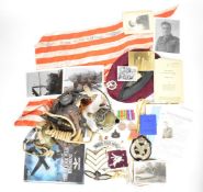 WW2 RAF and Glider Pilot Regiment medals and ephemera relating to John Letherbarrow including red