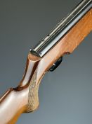 Weihrauch HW80 .22 FAC air rifle with chequered semi-pistol grip, raised cheek piece and