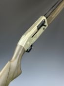 ATA 12 bore 3-shot semi-automatic shotgun with composite stock, textured semi-pistol grip and