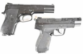Two .177 CO2 air pistols Anics A-112 NVSN and Springfield XDE serial number 20K34991, both with
