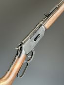 Umarex The Spirit of Legends Cowboy Rifle .177 CO2 Winchester style lever action air rifle with belt
