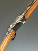 French Pidault Lebel .22 bolt-action school rifle with stock stamped to one side 'La Francaise