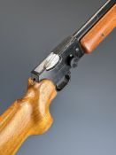 BSA Martini-International .22 underlever-action target rifle with semi-pistol grip, raised cheek