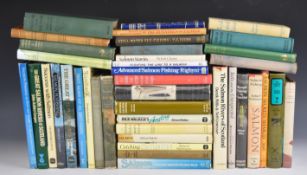 [Angling] Collection of books largely on salmon and fly-fishing to include Fishing for Salmon by