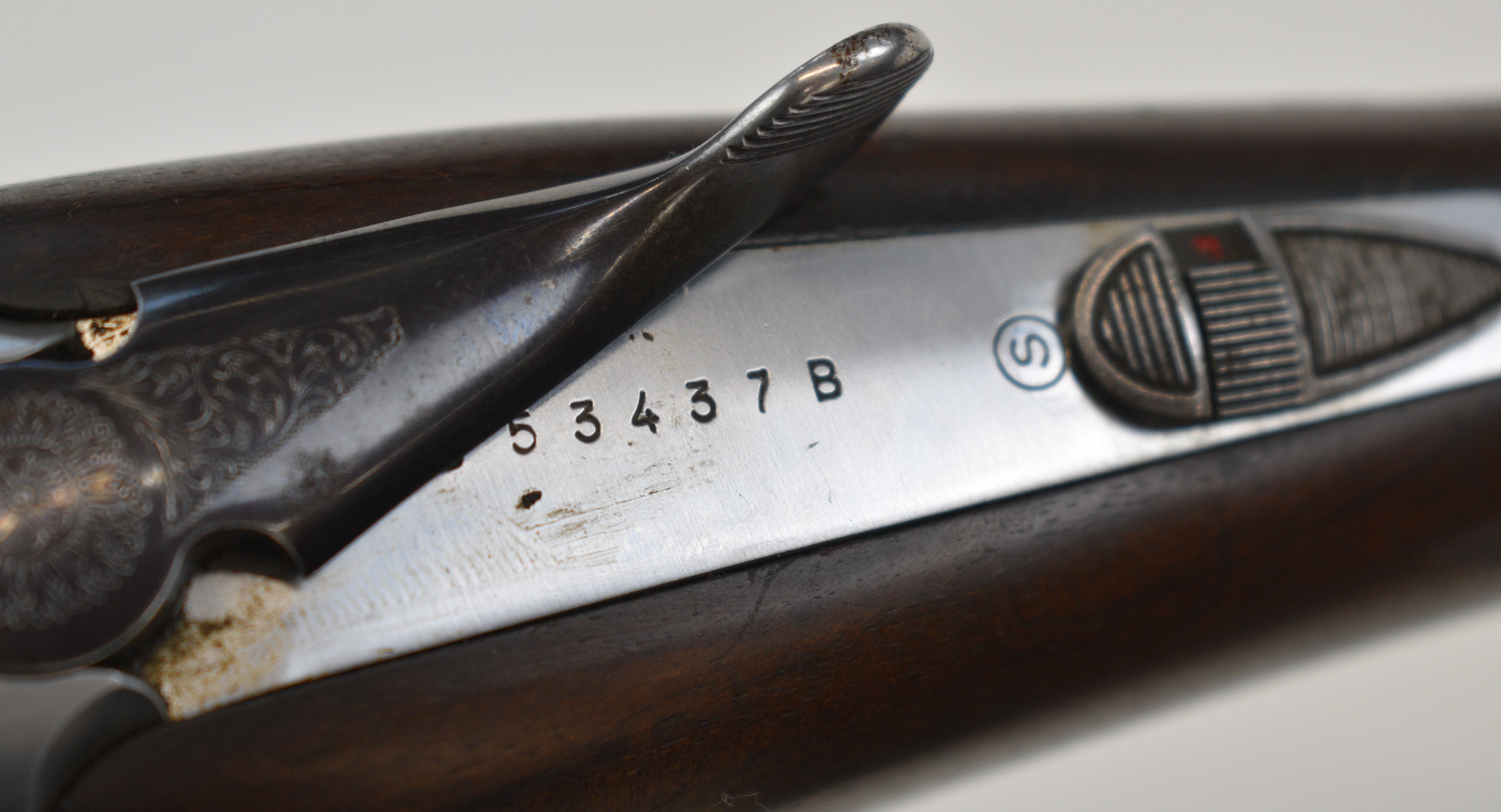 Beretta S685E 12 bore over and under ejector shotgun with engraved lock, underside, trigger guard, - Image 24 of 50