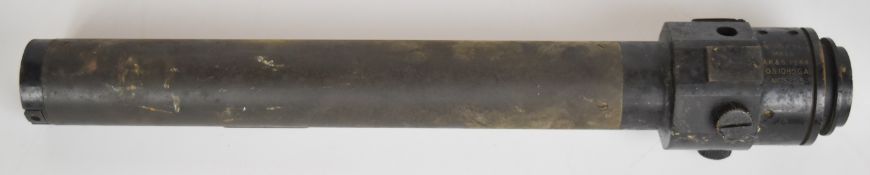 WW2 AK&S tank or gun sight, dated 1944, length 44cm