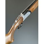 Lincoln Premier No 2 20 bore over and under ejector shotgun with engraved scenes of rabbits and