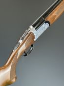 Lincoln Premier No 2 20 bore over and under ejector shotgun with engraved scenes of rabbits and