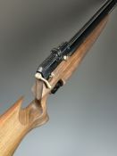 Kral Puncher Pro .22 PCP air rifle with two 12-shot magazines, shaped stock, raised cheek piece,