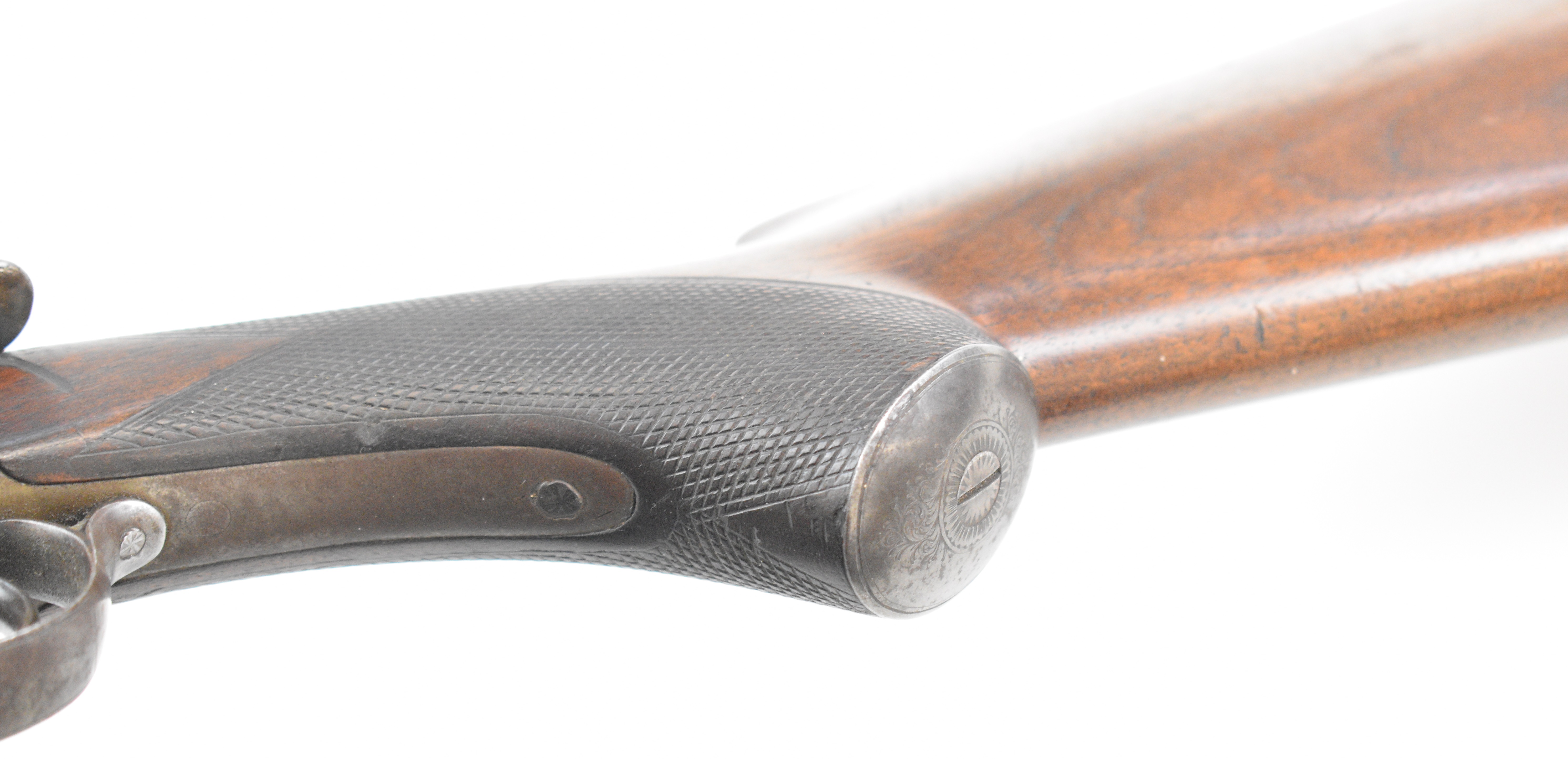 Holland & Holland .410 shotgun converted from a rook rifle with engraved action, top strap, side - Image 19 of 23