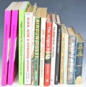 A collection of air rifle and pistol related books and ephemera including BSA and Lincoln Jeffries