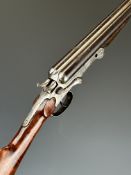 Belgian .410 side by side hammer action folding poacher's shotgun with double trigger and 29.5