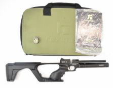 Reximex Mito S .177 PCP target air pistol/ rifle with removable stock, shaped and textured grip,