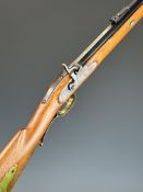 Euroarms of America .50 muzzle loading percussion hammer action rifle with brass trigger guard, butt