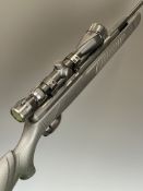 Kral Arms N-01 .22 air rifle with composite stock, chequered semi-pistol grip, raised cheek piece,