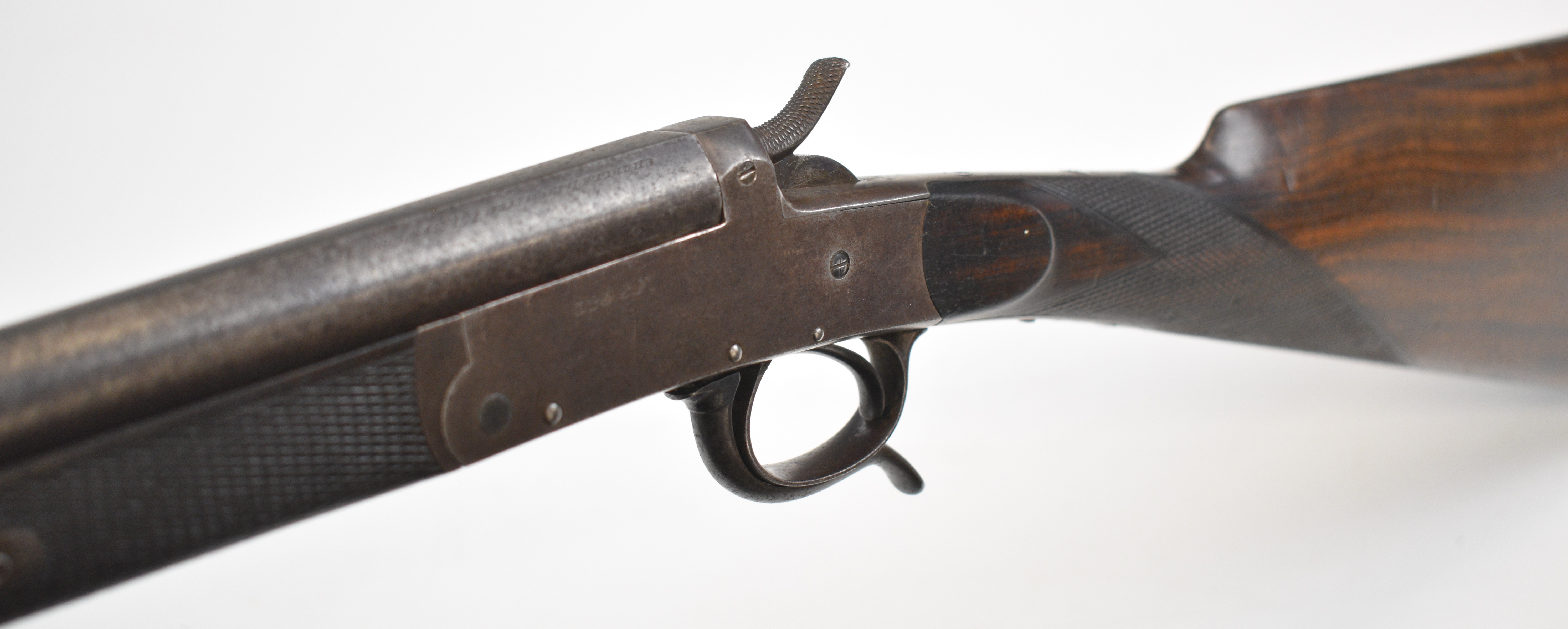 Charles Lancaster .320 hammer action rook rifle converted to .410 shotgun with push forwards - Image 16 of 42