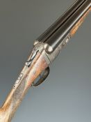 Cogswell & Harrison 12 bore side by side ejector shotgun with named and engraved locks, engraved