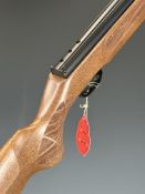 Weihrauch HW99S .177 air rifle with textured semi-pistol grip and adjustable trigger, NVSN, with