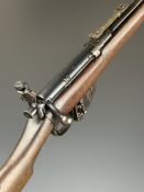 BSA Long Lee-Enfield .22 bolt-action training rifle with Hiscock-Parker magazine, adjustable