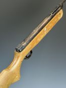 BSA Meteor Mk. IV .22 air rifle with semi-pistol grip, serial number TG2678. PLEASE NOTE: IF YOU